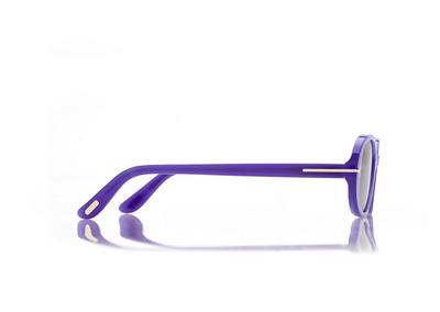 TOM FORD OM SHINY VIOLET / SMOKE IGGY SUNGLASSES